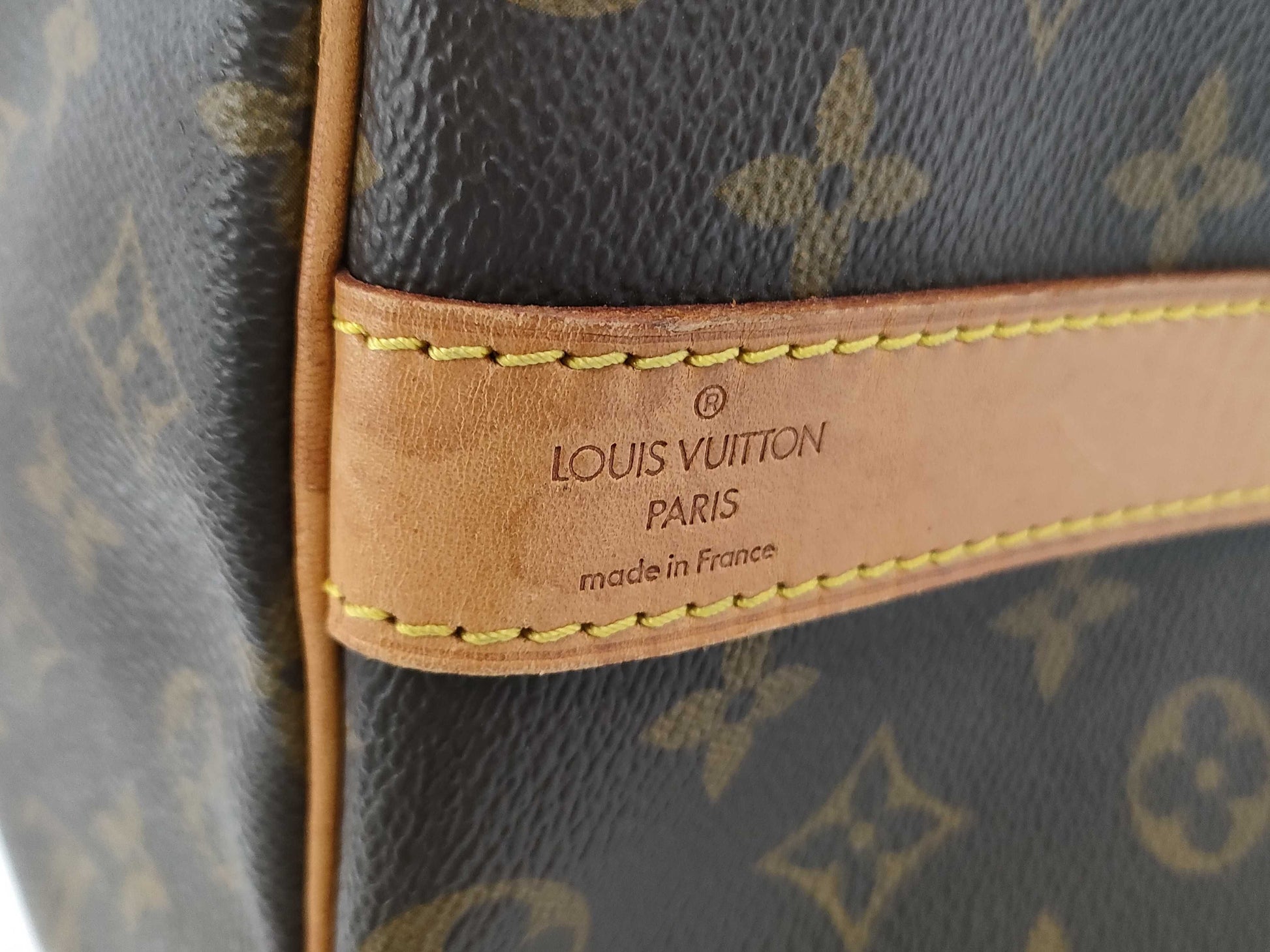 LOUIS VUITTON LV Monogram Keepall 50 Bandouliere Boston Bag