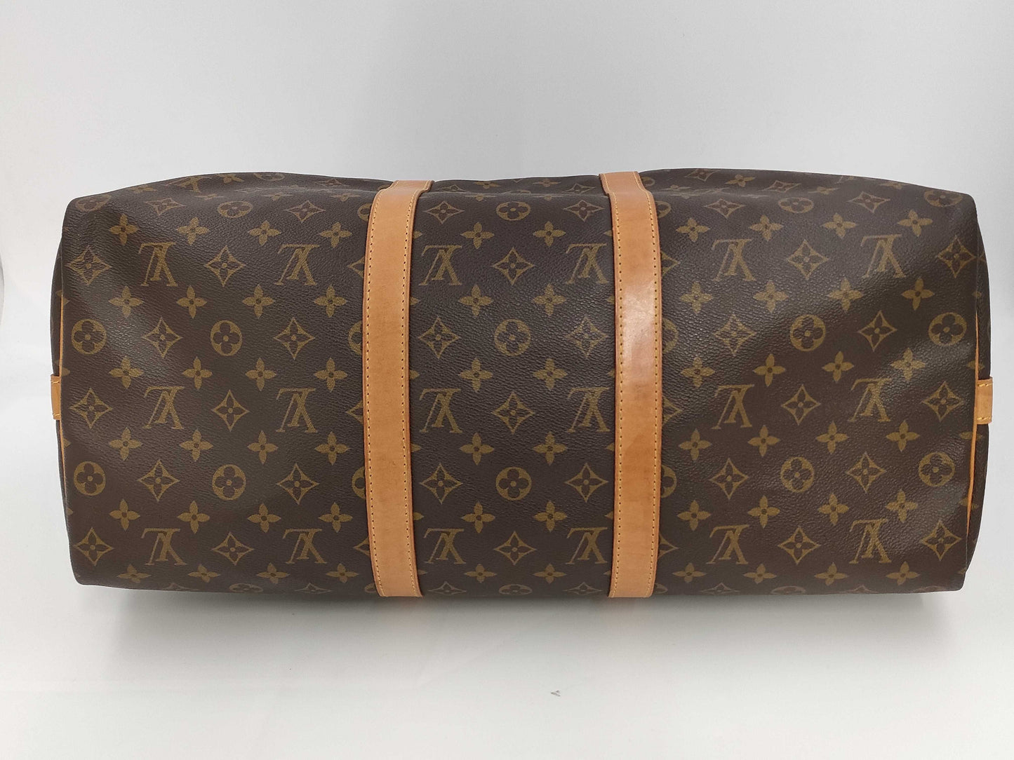 LOUIS VUITTON LV Monogram Keepall 50 Bandouliere Boston Bag