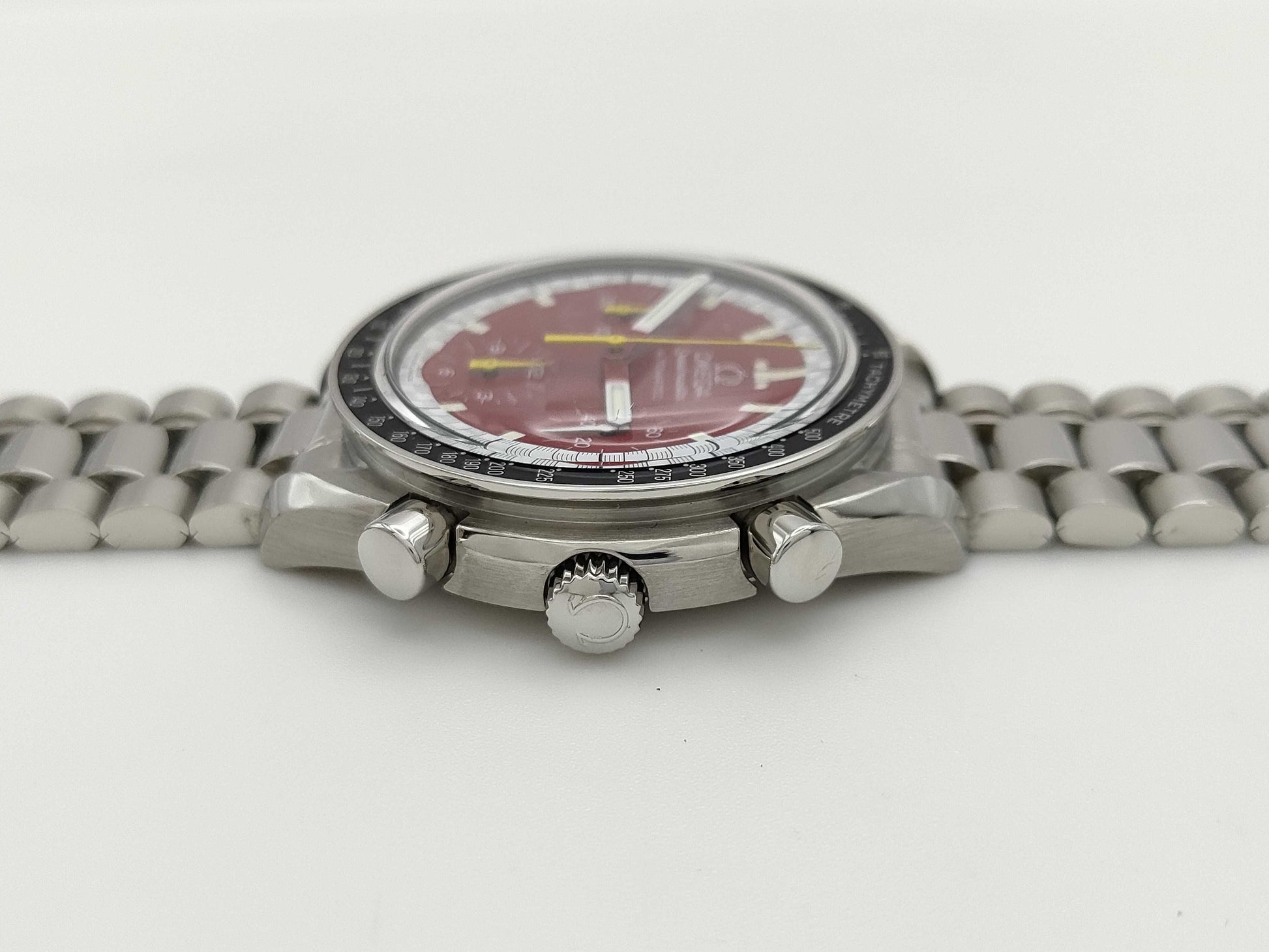 OMEGA Schumacher 3510.61 57220090 Automatic Red Dial Men's Watch