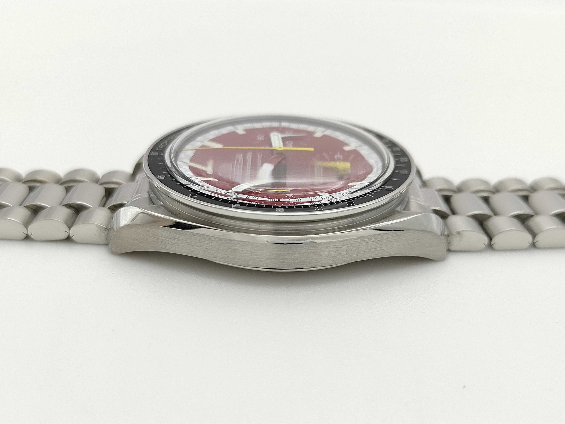 OMEGA Schumacher 3510.61 57220090 Automatic Red Dial Men's Watch