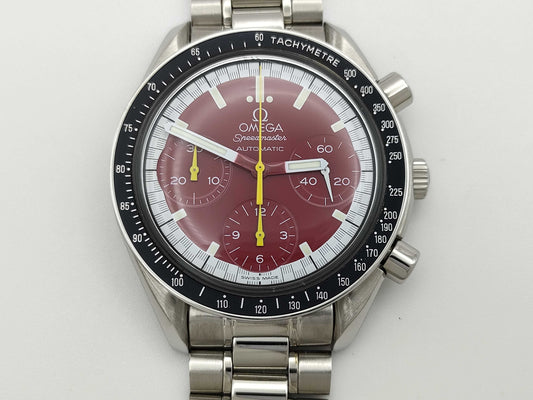 OMEGA Schumacher 3510.61 57220090 Automatic Red Dial Men's Watch
