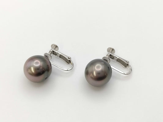 Pearl diameter approx. 10.7/10.8mm K14WG 4.9g Earrings