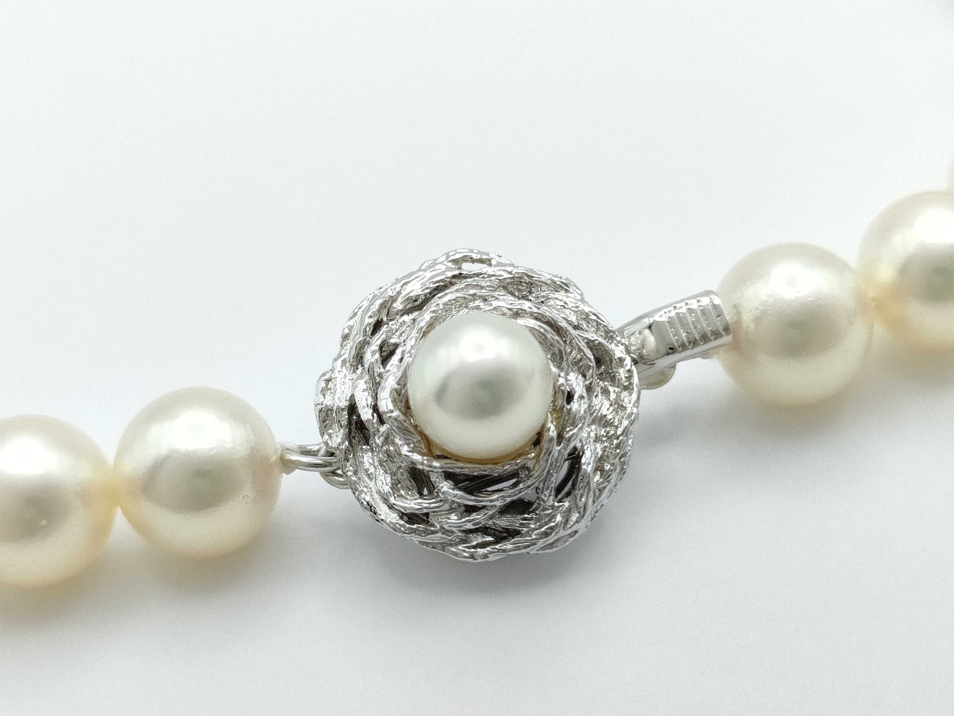 Pearl diameter approx. 8.0-8.6mm SV 42.4g Necklace