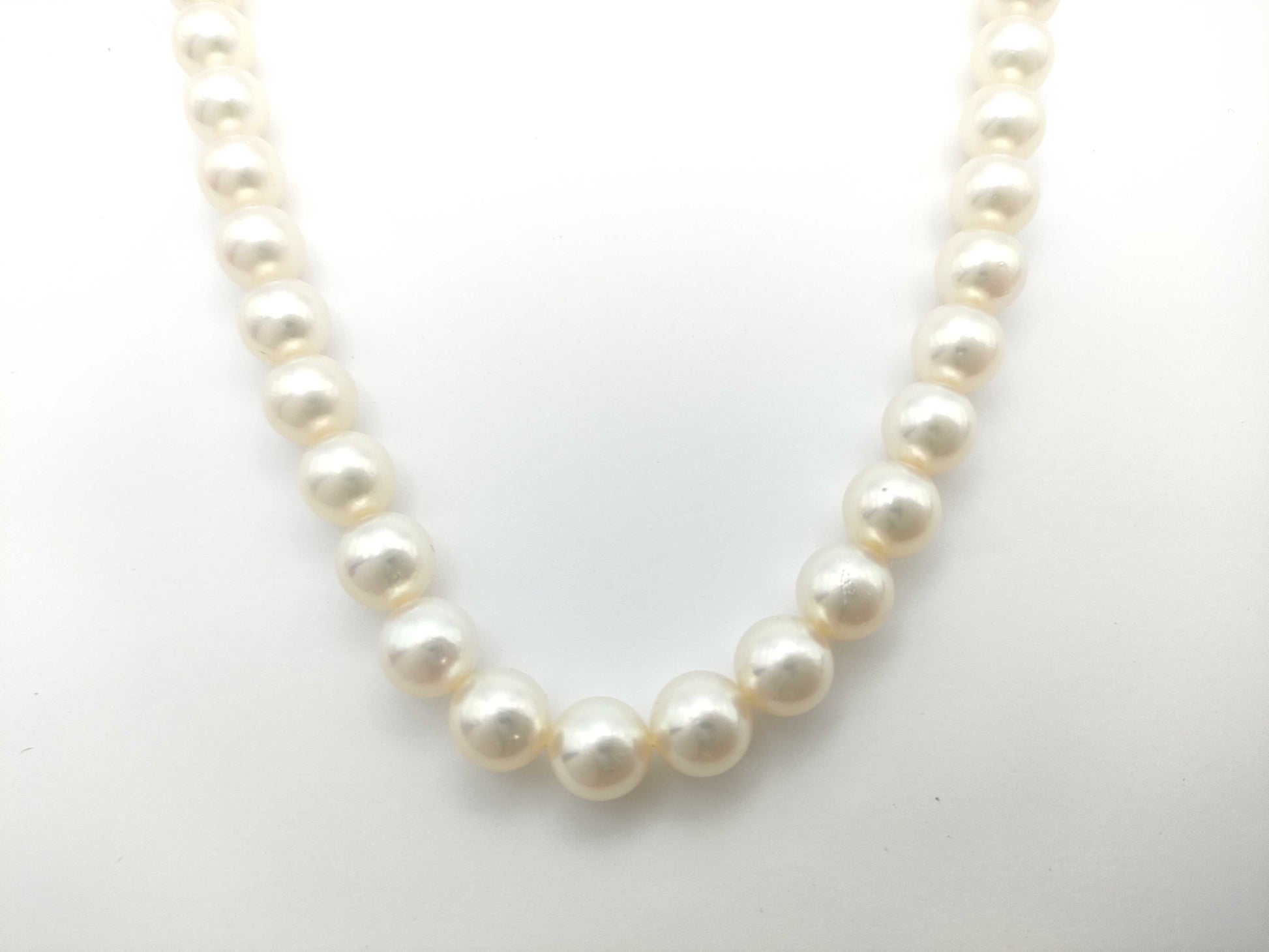 Pearl diameter approx. 8.0-8.6mm SV 42.4g Necklace