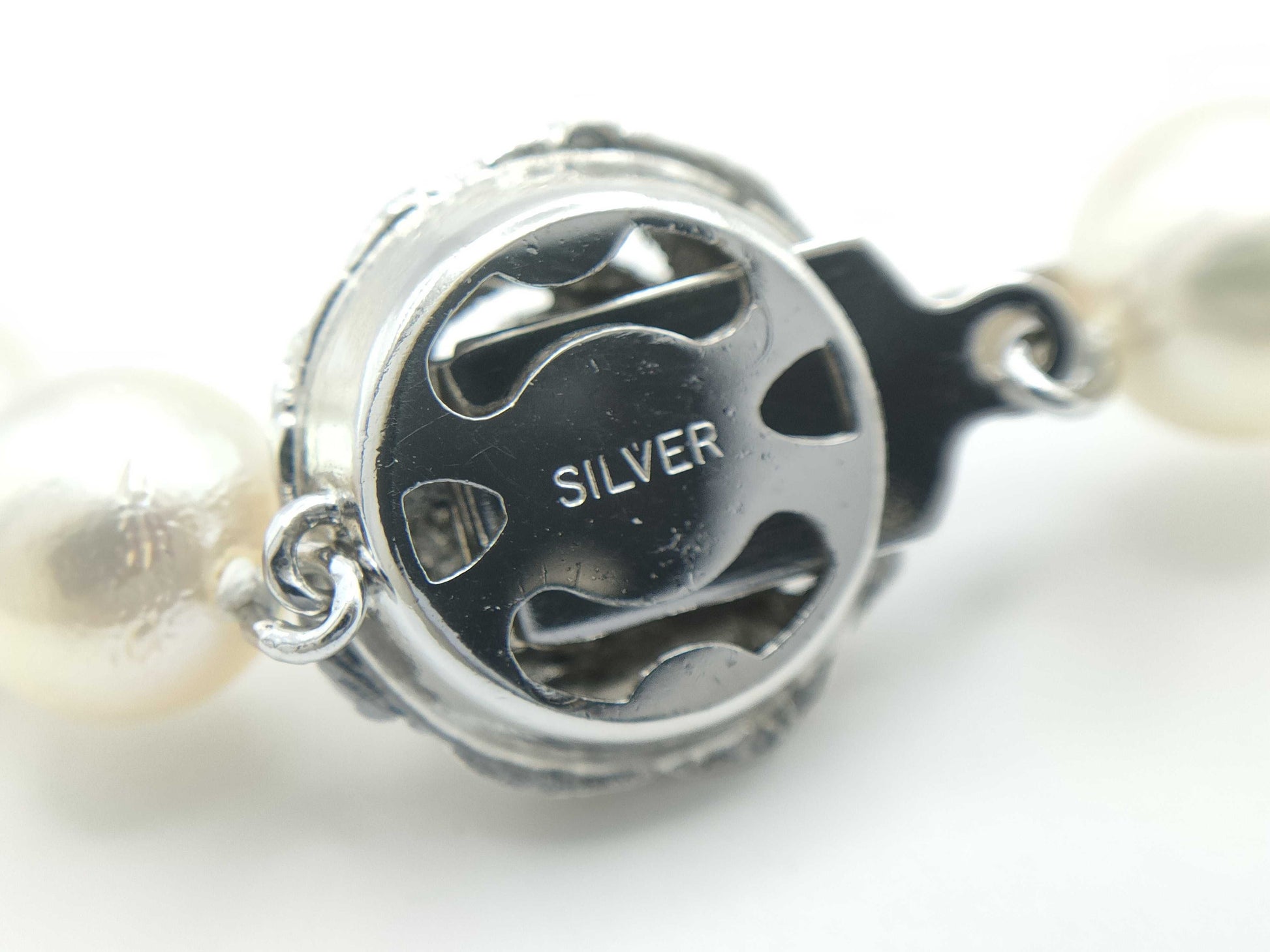 Pearl diameter approx. 8.0-8.6mm SV 42.4g Necklace