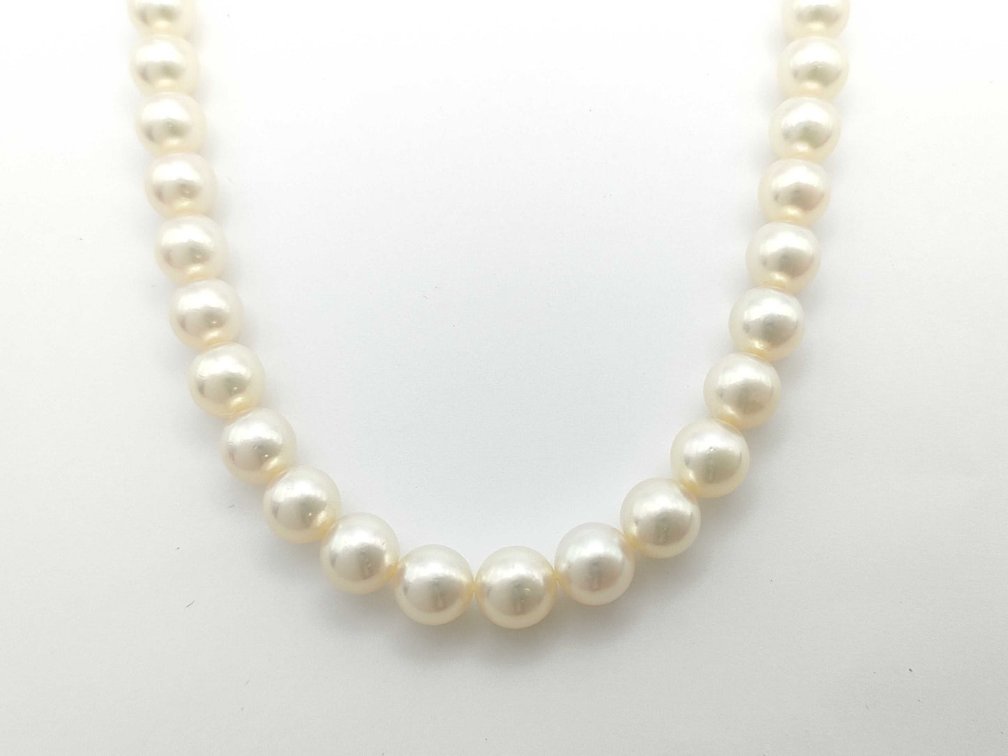 Pearl diameter approx. 8.0-8.6mm SV 42.4g Necklace