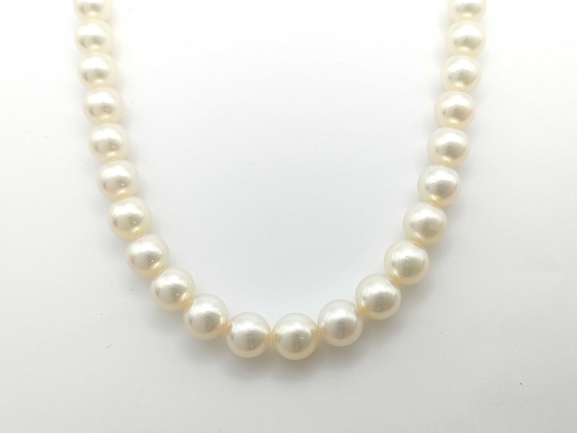 Pearl diameter approx. 8.0-8.6mm SV 42.4g Necklace