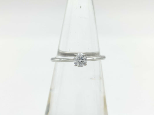 Tiffany & Co. Solitaire D0.28ct PT950 2.3g Ring