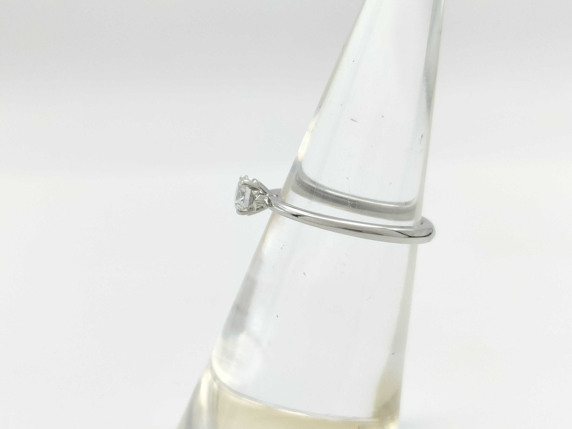 Tiffany & Co. Solitaire D0.28ct PT950 2.3g Ring