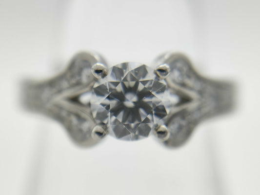 Cartier Ballerina D0.51ct #47 PT950 5.3g Ring