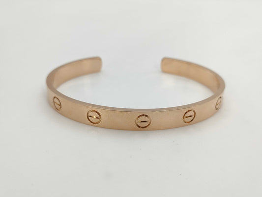 Cartier Love Open #17 PG Au750 21.9g Bracelet Bangle