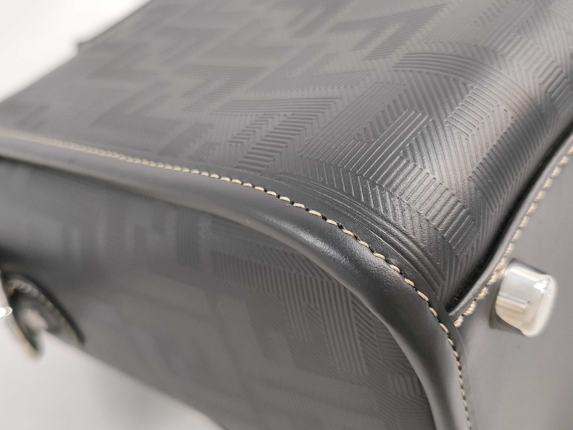FENDI Zucca Handbag Leather/PVC Handbag
