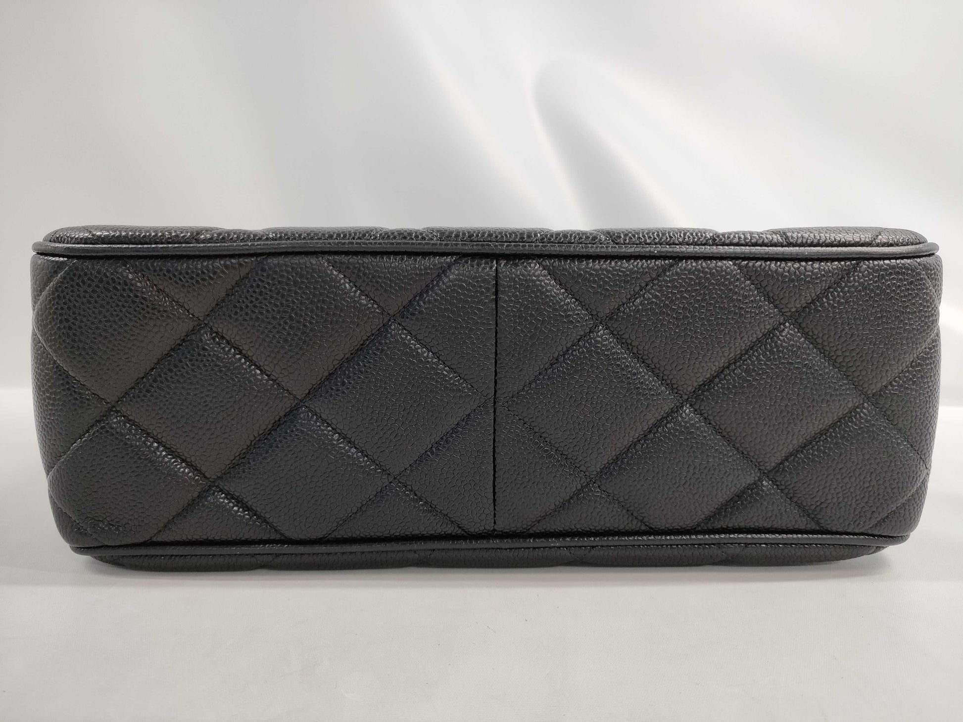 CHANEL Deca Matelasse Chain Shoulder Bag in Caviar Skin