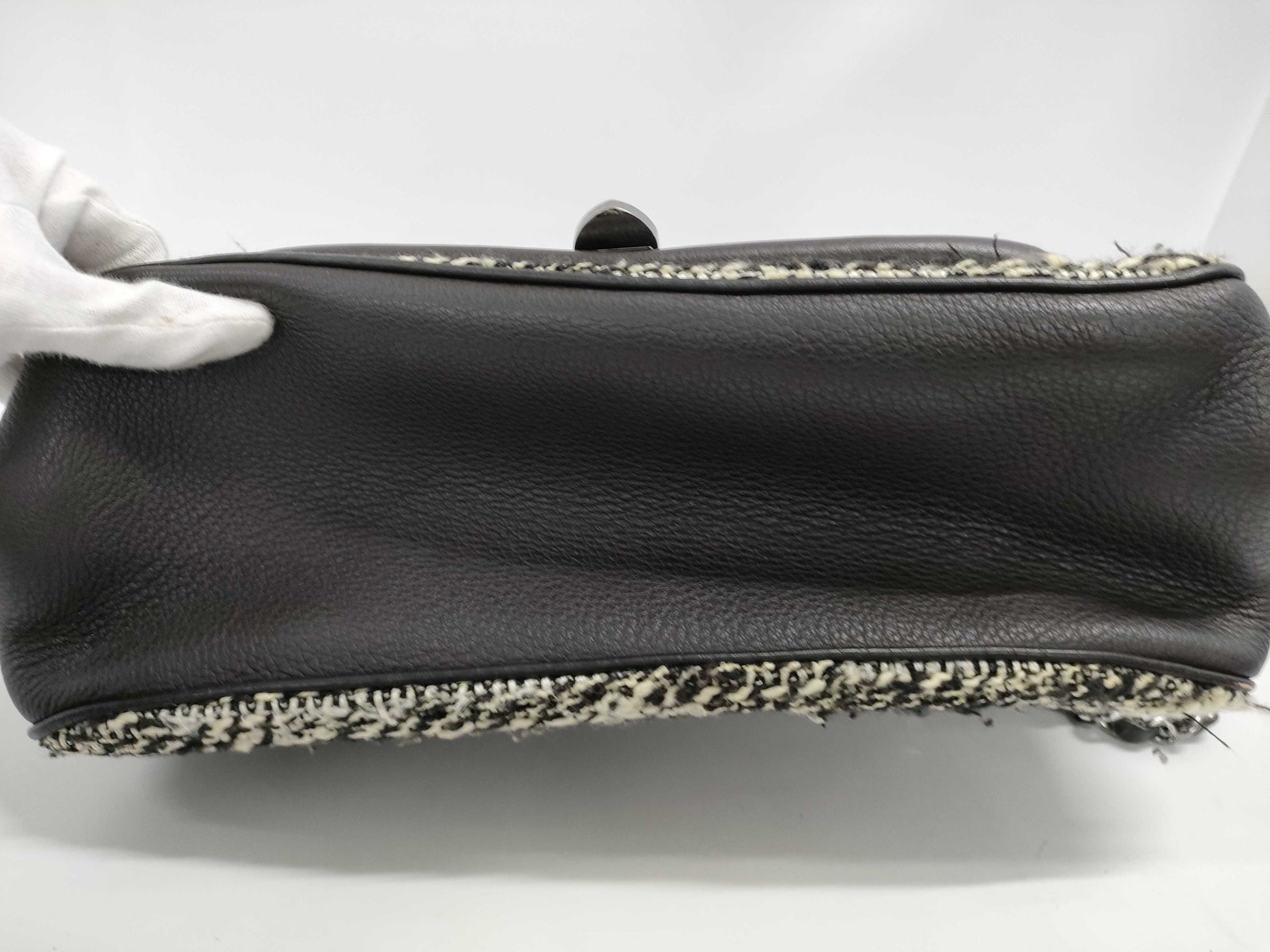 CHANEL 2.55/Matelasse Chain Shoulder Bag Leather Tweed Shoulder Bag