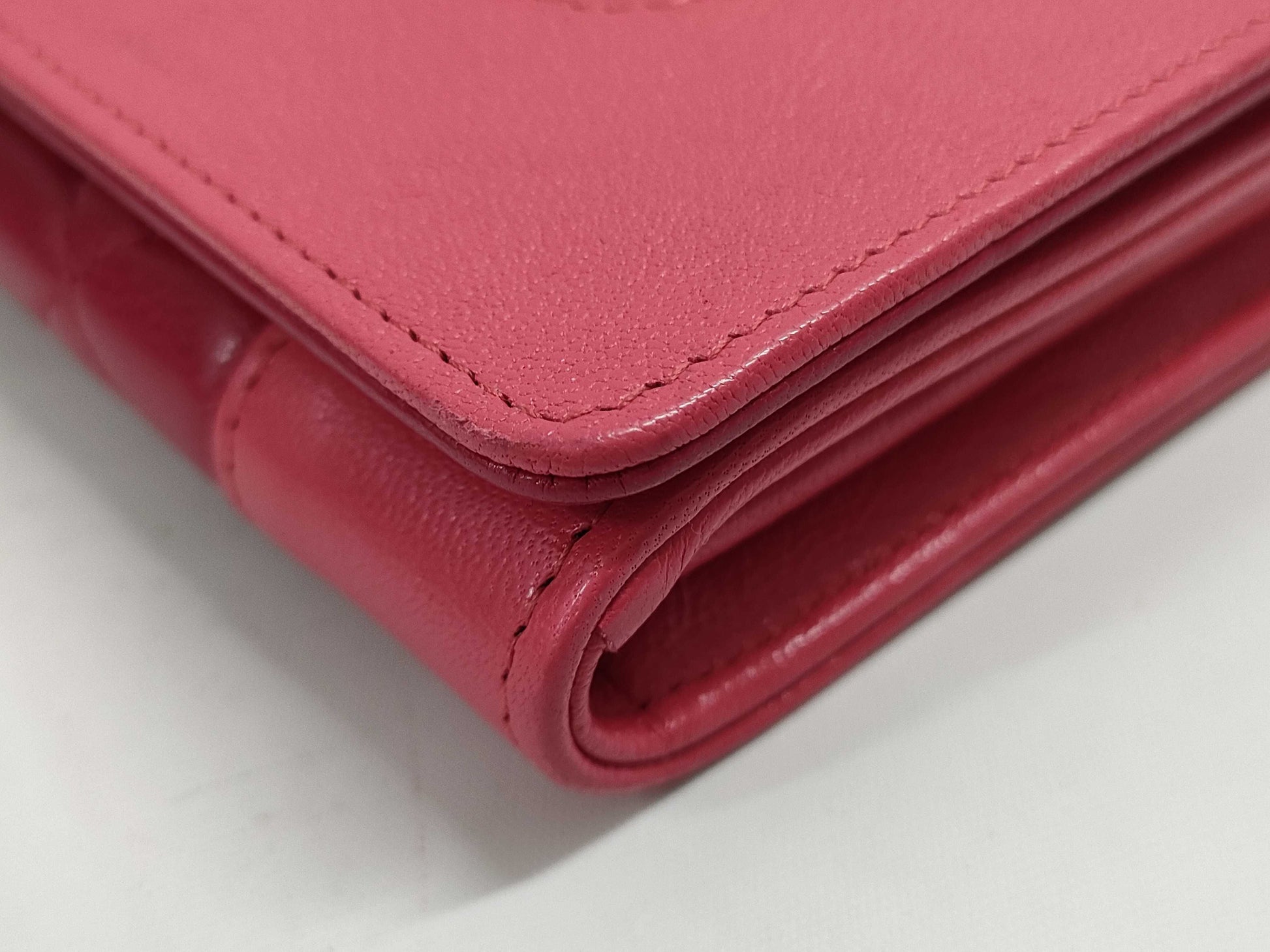CHANEL Flap Long Wallet Pink 22818117 Wallet