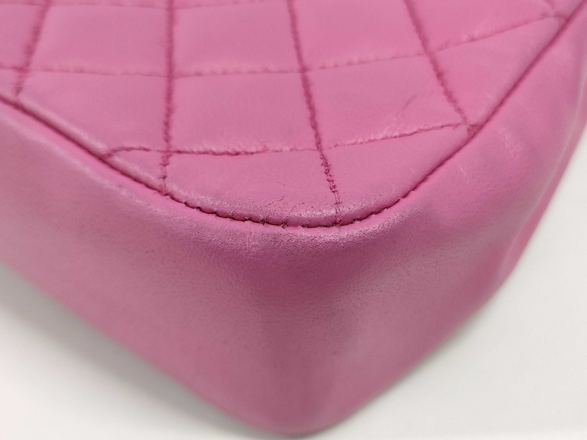 CHANEL Mini Matelasse Lambskin Pink GD Hardware 0 Series Shoulder Bag