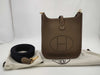 HERMES Evelyn TPM Amazon Taurillon Clemence Etoupe Shoulder Bag with GD Hardware and K Stamp