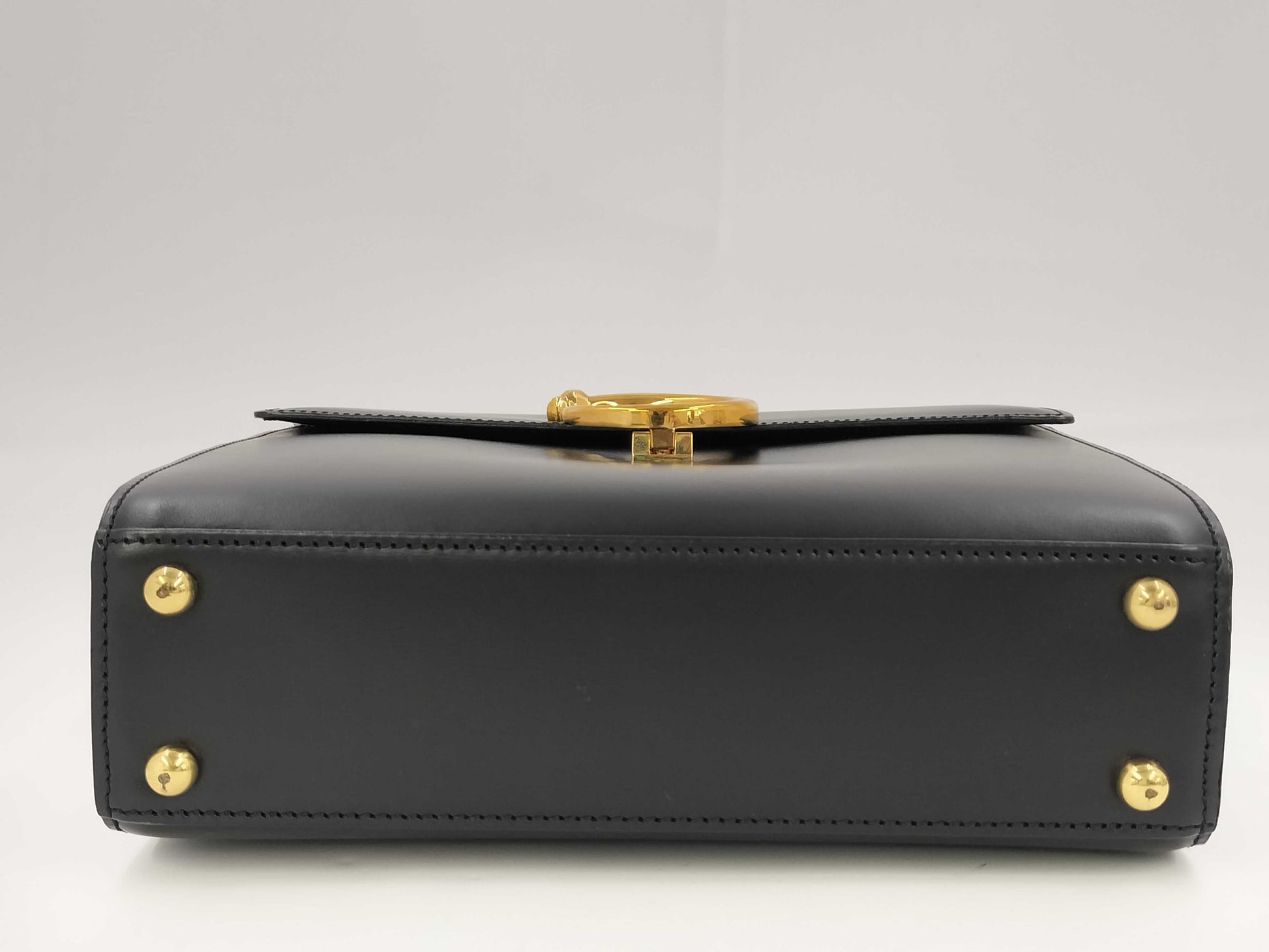 Cartier Panther Handbag in Black Calfskin
