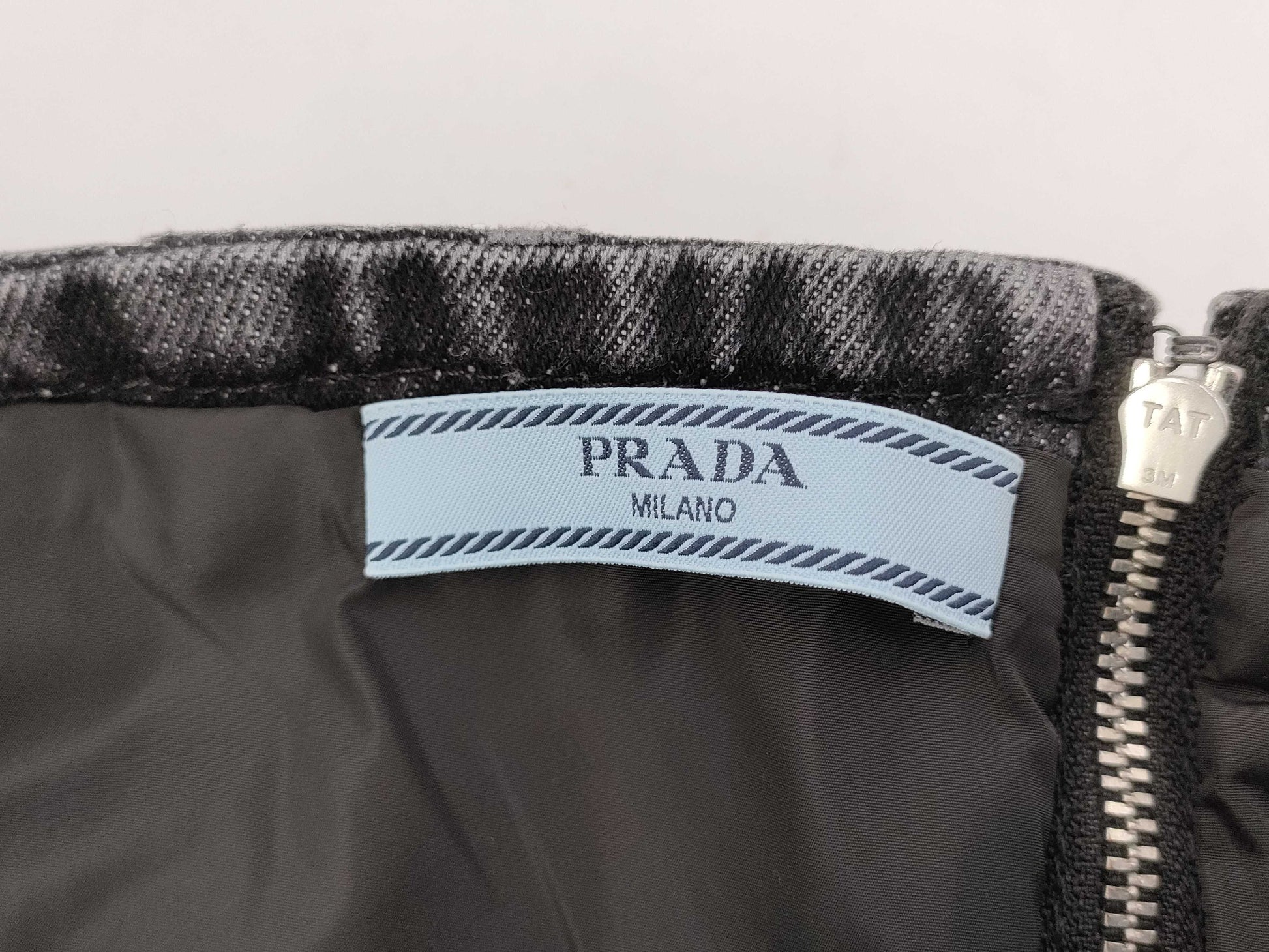 PRADA Prada Triangle Logo Bustier, Size 38, Tops