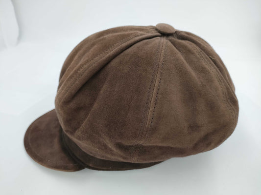 GUCCI Gucci Lamb Leather Suede Newsboy Cap Other Accessories