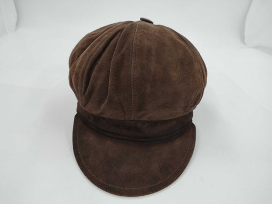 GUCCI Gucci Lamb Leather Suede Newsboy Cap Other Accessories