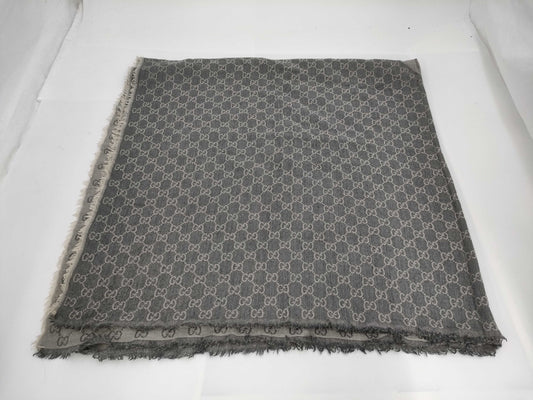 GUCCI GG Print Large Wool Blend Stole Other Accessories