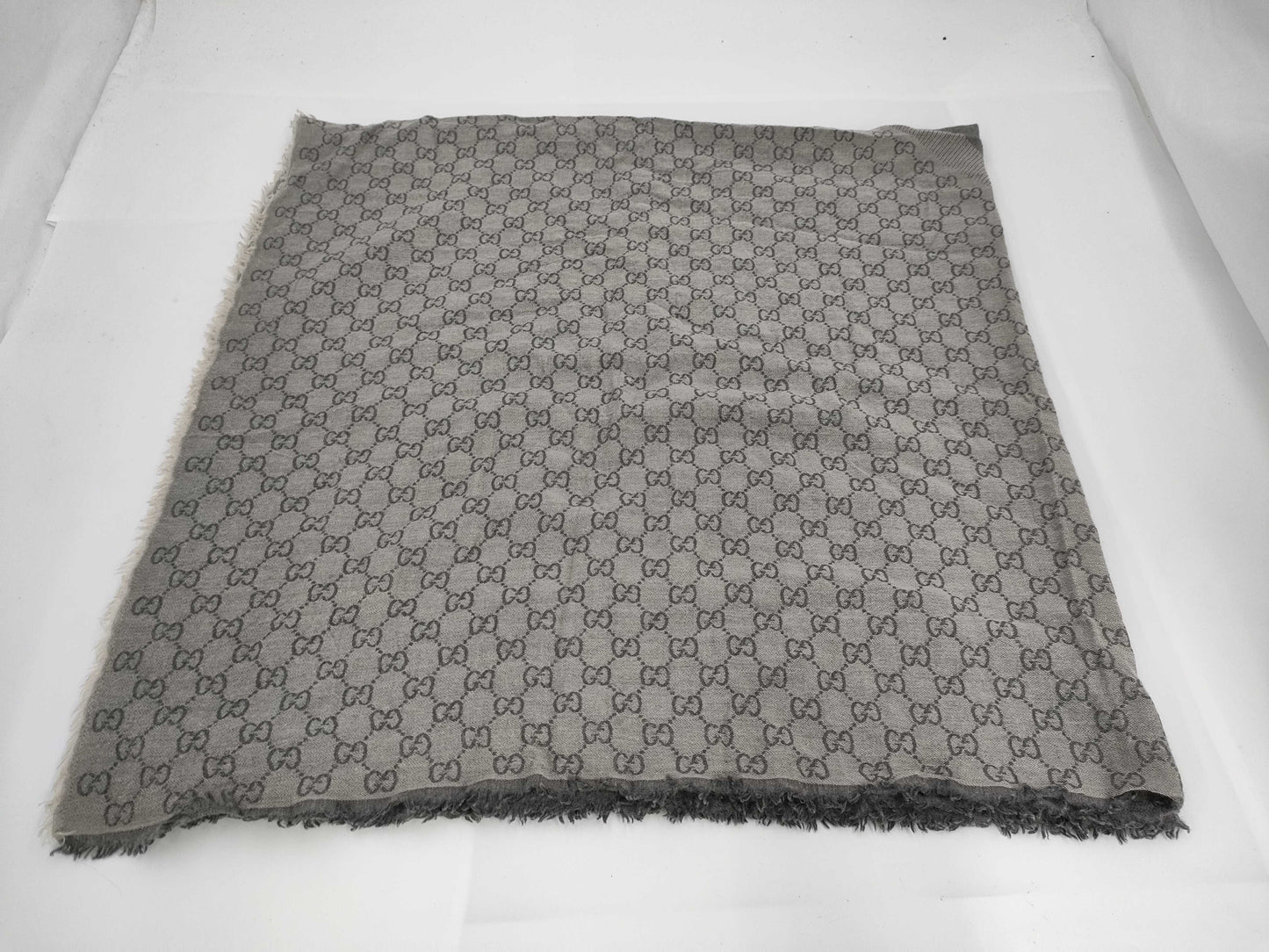 GUCCI GG Print Large Wool Blend Stole Other Accessories