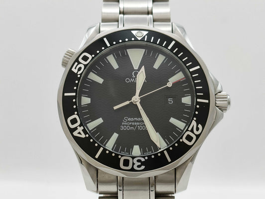 OMEGA 2264.50 59045371 Quartz Black Dial Men's Watch