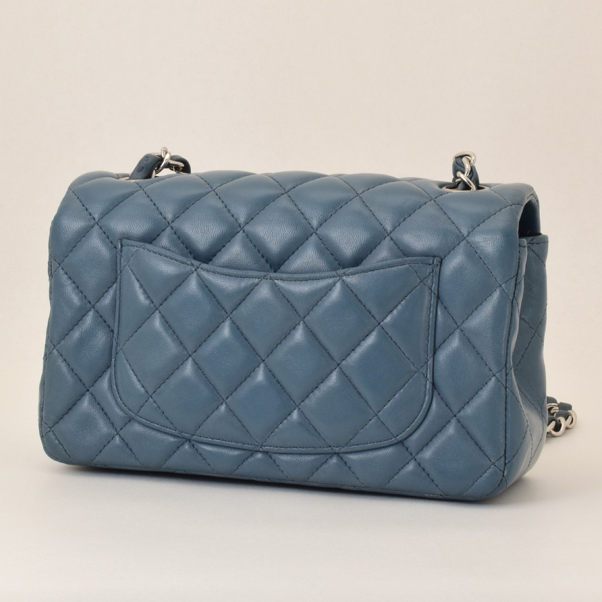 CHANEL Matelasse Minimato Chain Shoulder Bag, 20cm, Lambskin, with Sticker and Card