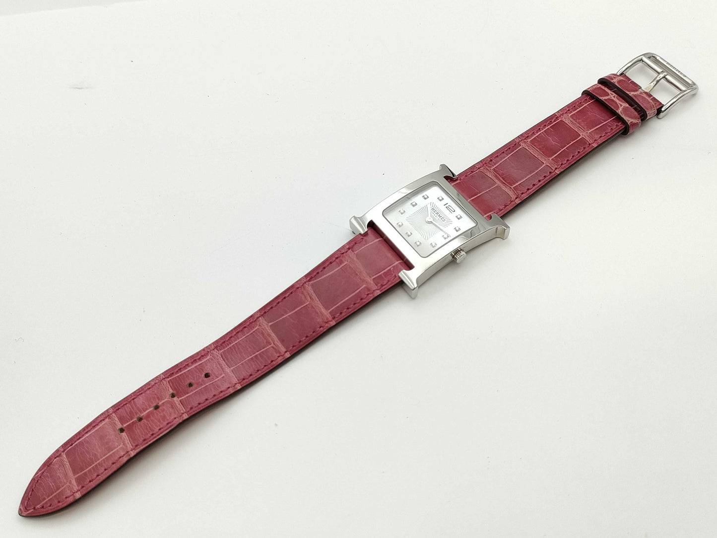 HERMES H Watch HH1.510 3445948 Quartz Shell Dial Women's Watch