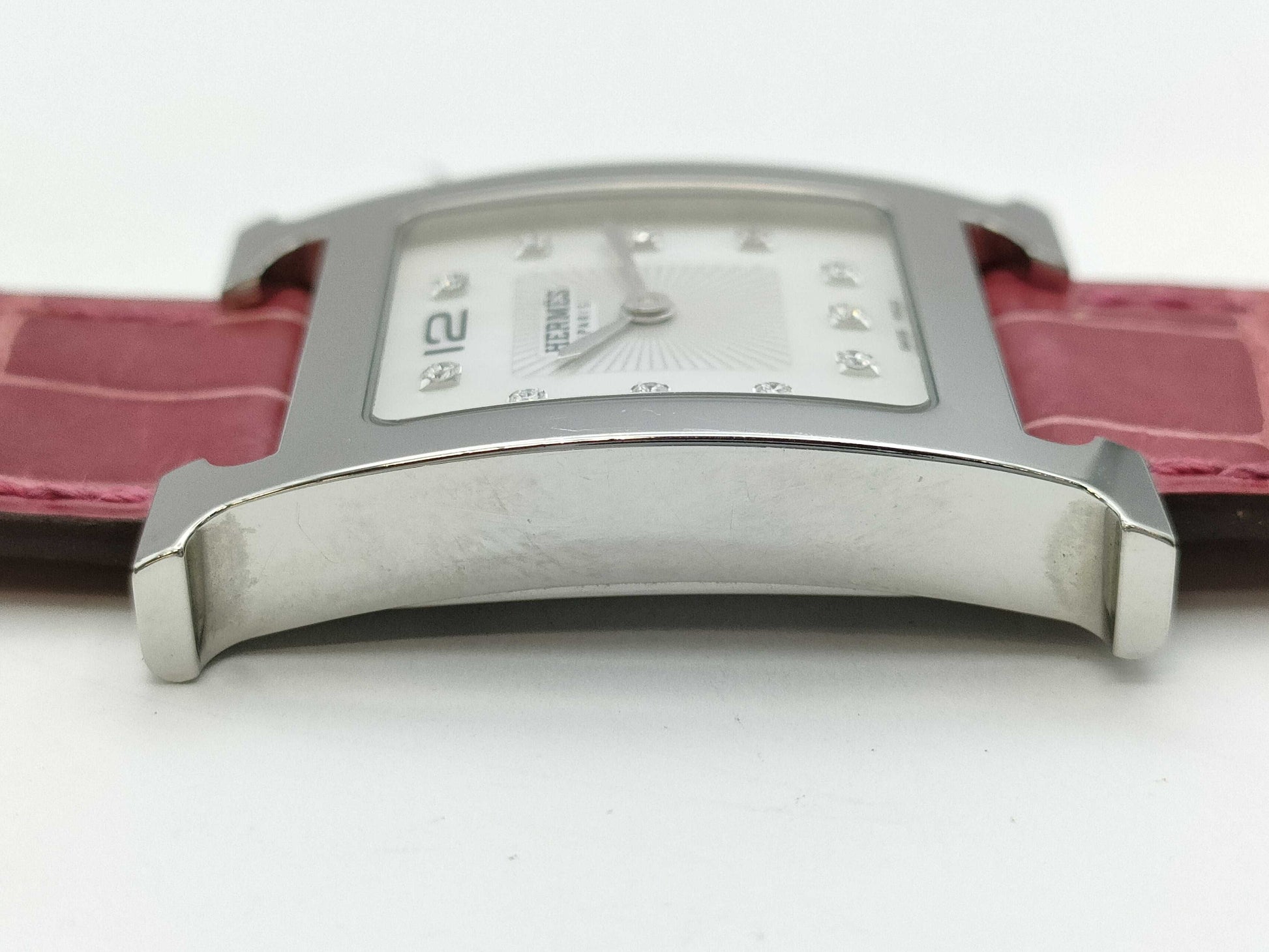 HERMES H Watch HH1.510 3445948 Quartz Shell Dial Women's Watch