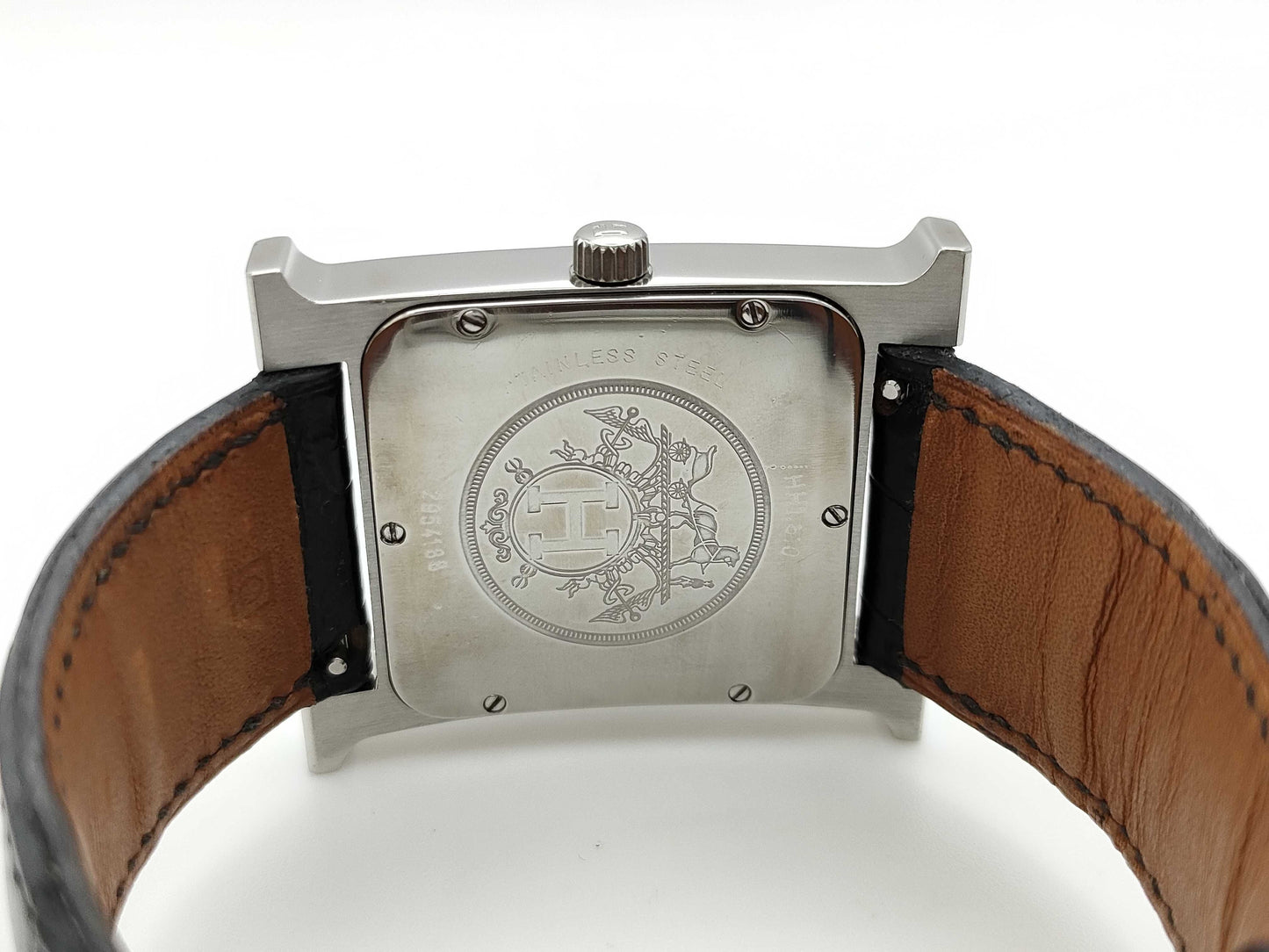 HERMES H Watch HH1.810 2954188 Quartz Shell Dial Women's Watch
