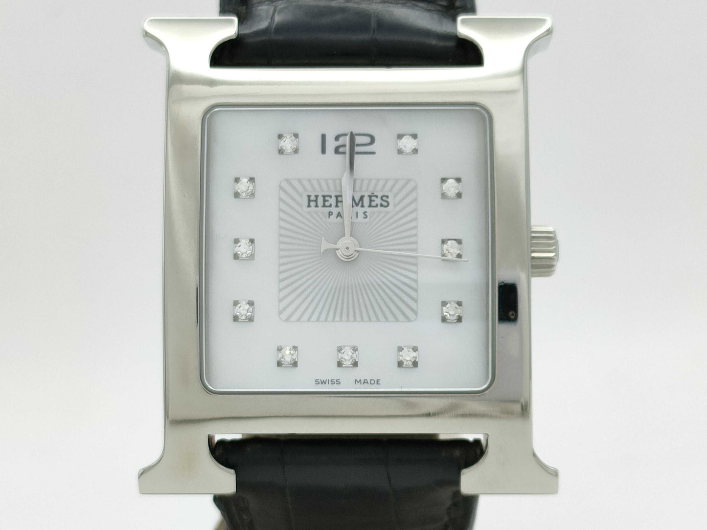 HERMES H Watch HH1.810 2954188 Quartz Shell Dial Women's Watch