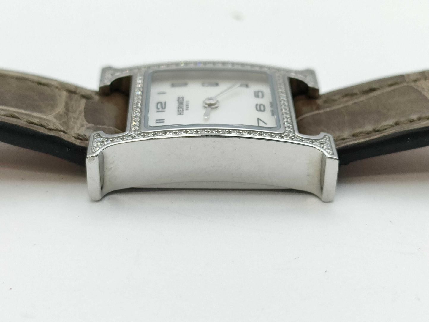 HERMES H Watch Mini HH1.131 3523653 Quartz Shell Dial Women's Watch