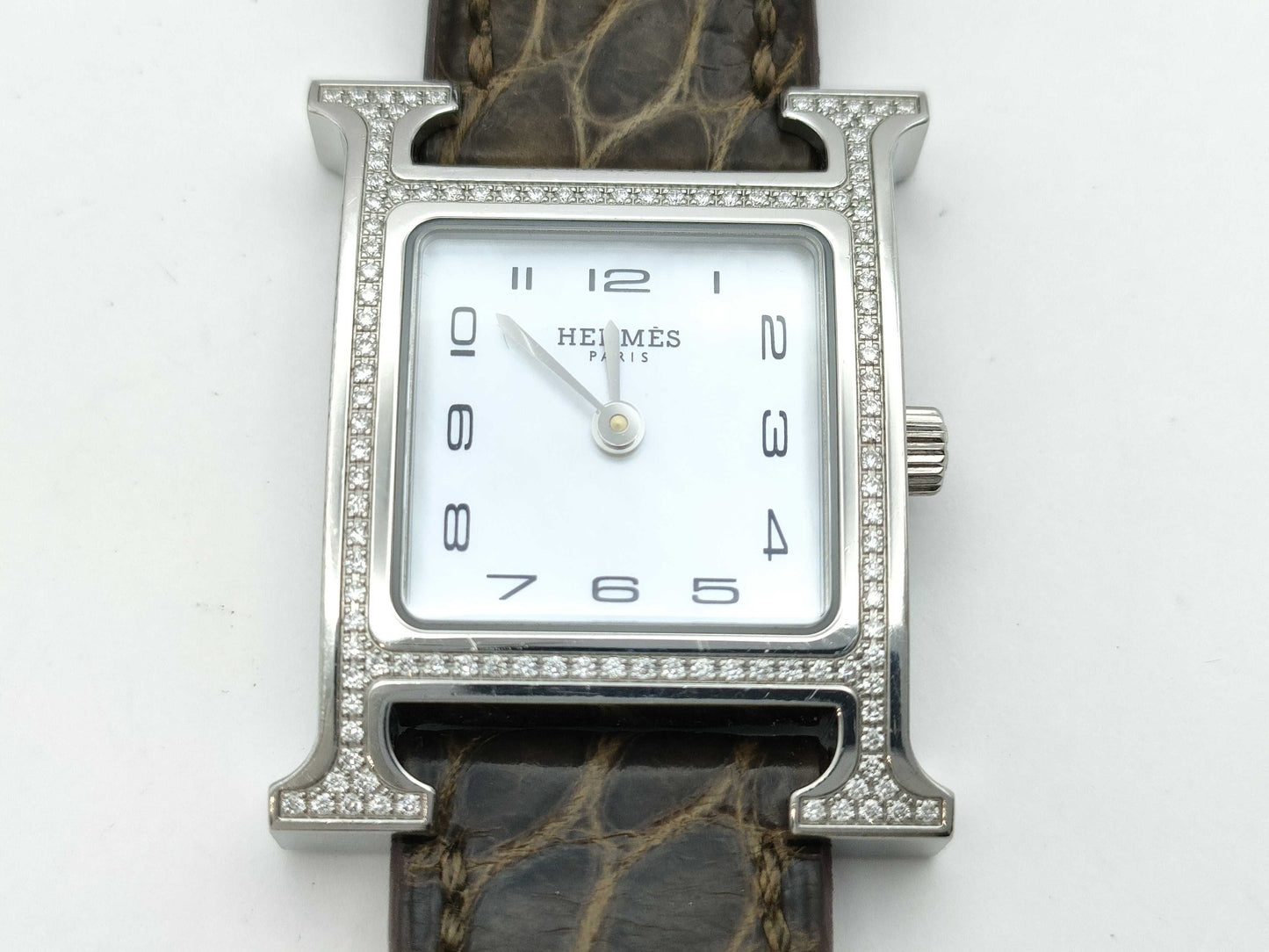 HERMES H Watch HH1.235 3362763 Quartz Shell Dial Women's Watch