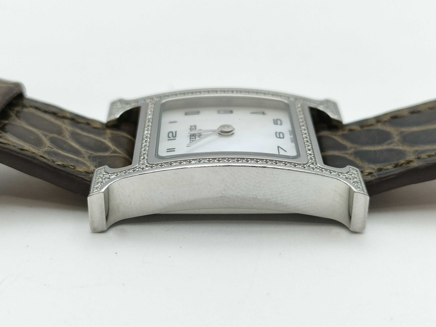 HERMES H Watch HH1.235 3362763 Quartz Shell Dial Women's Watch