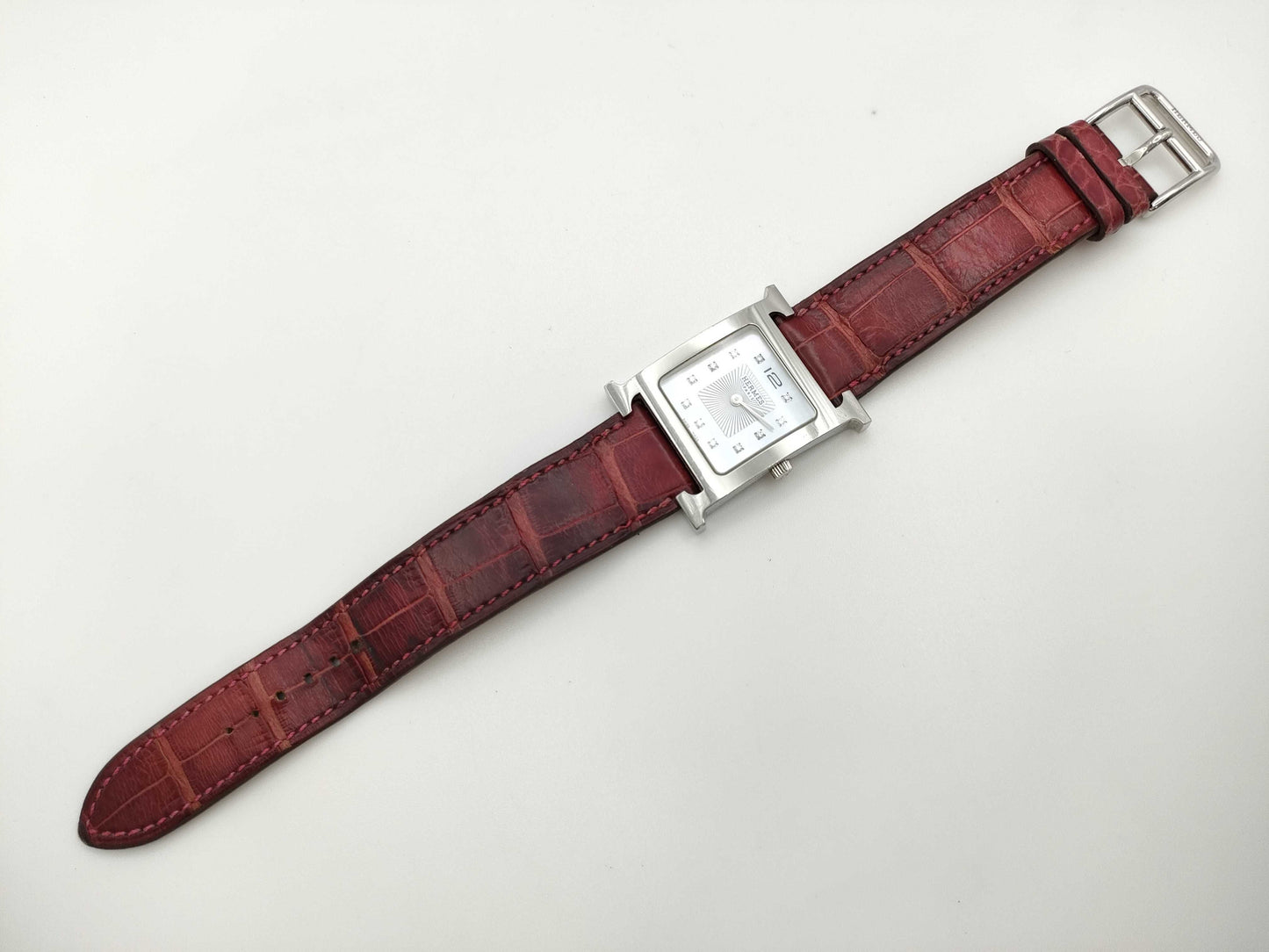 HERMES H Watch HH1.510 3215271 Quartz Shell Dial Women's Watch