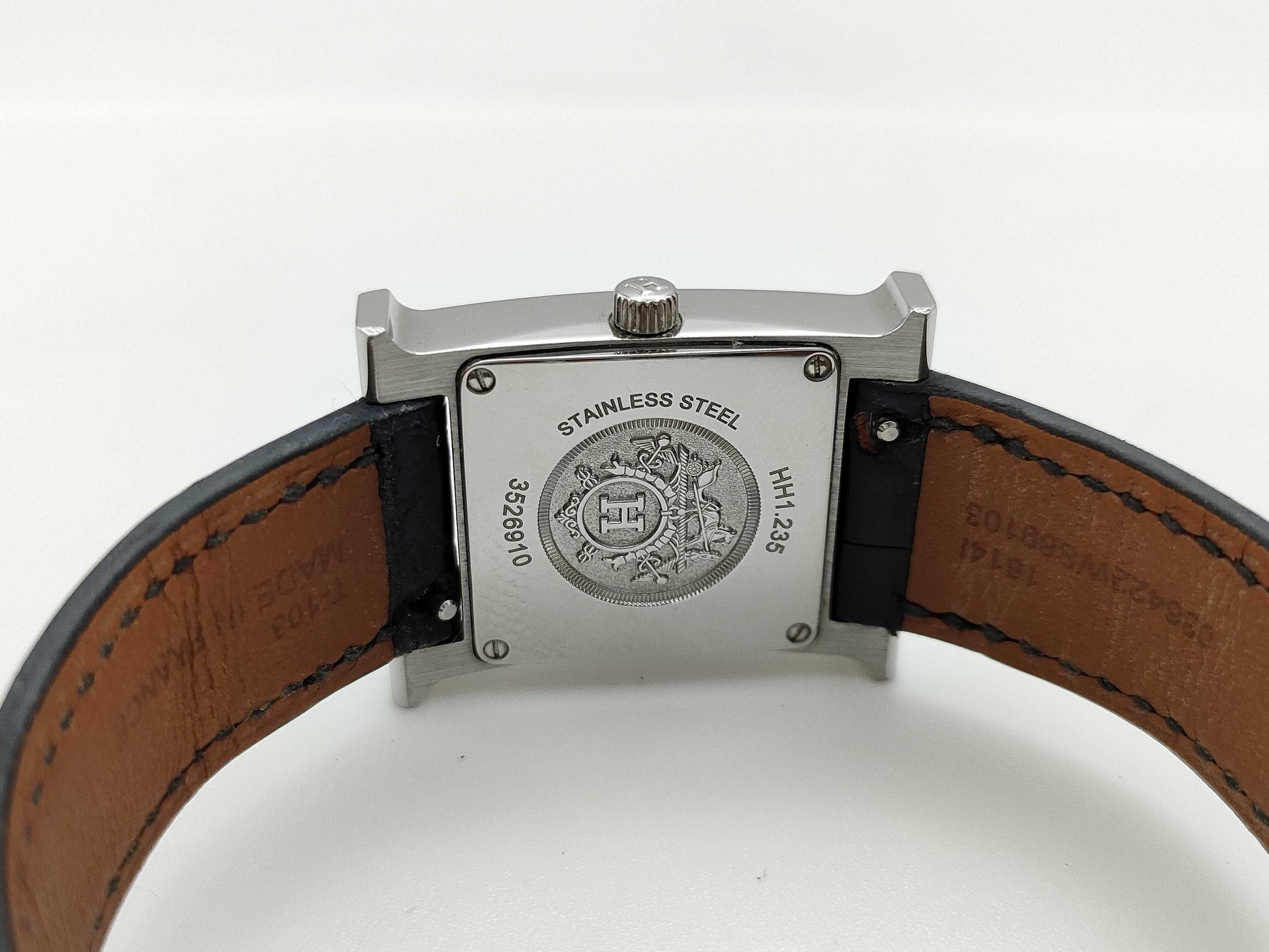 HERMES H Watch HH1.235 3526910 Quartz Shell Dial Women's Watch