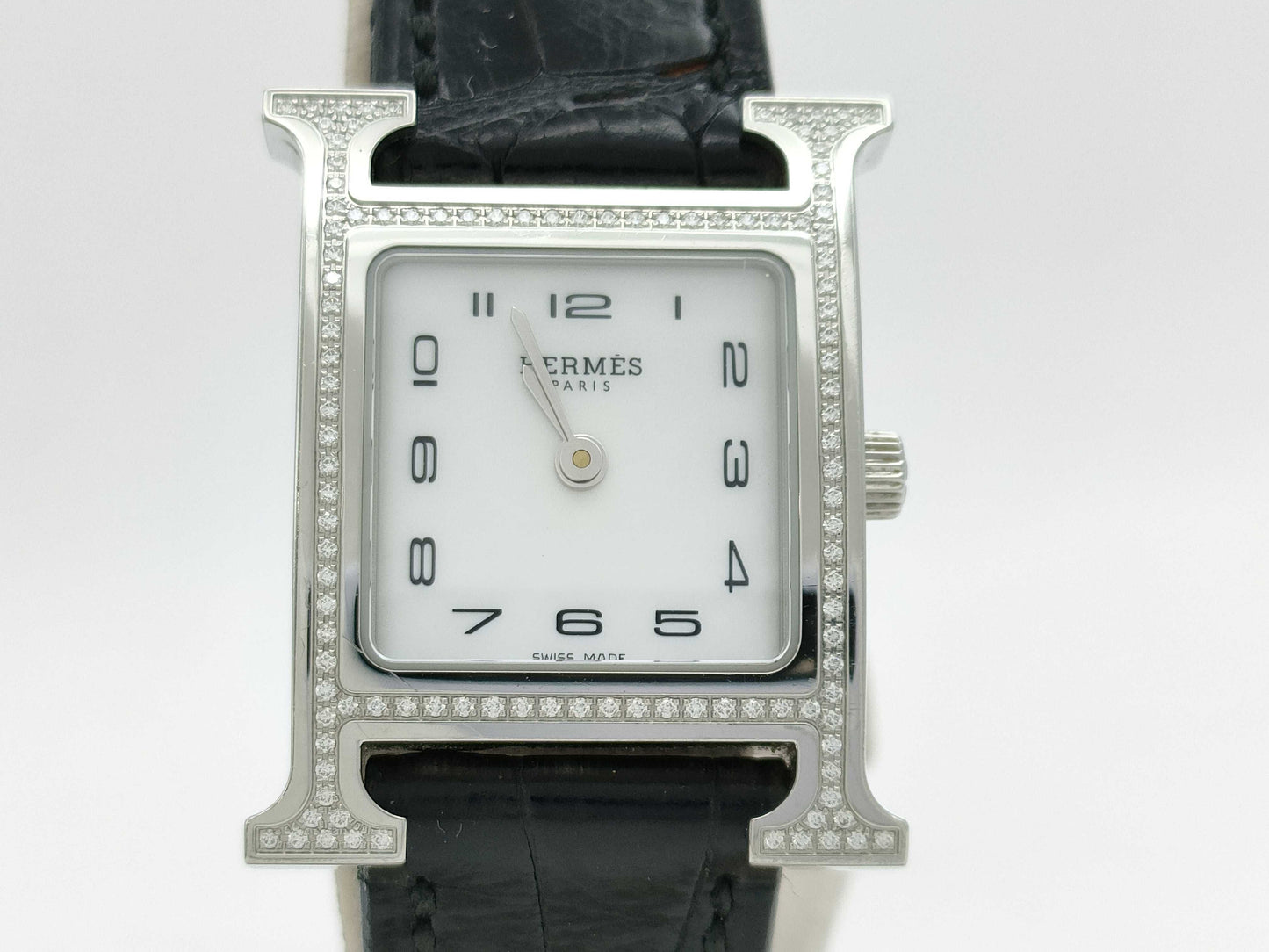 HERMES H Watch HH1.235 3526910 Quartz Shell Dial Women's Watch