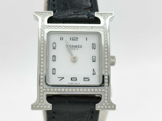HERMES H Watch HH1.235 3526910 Quartz Shell Dial Women's Watch