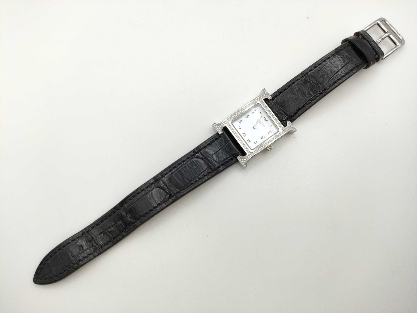 HERMES H Watch HH1.235 3526910 Quartz Shell Dial Women's Watch