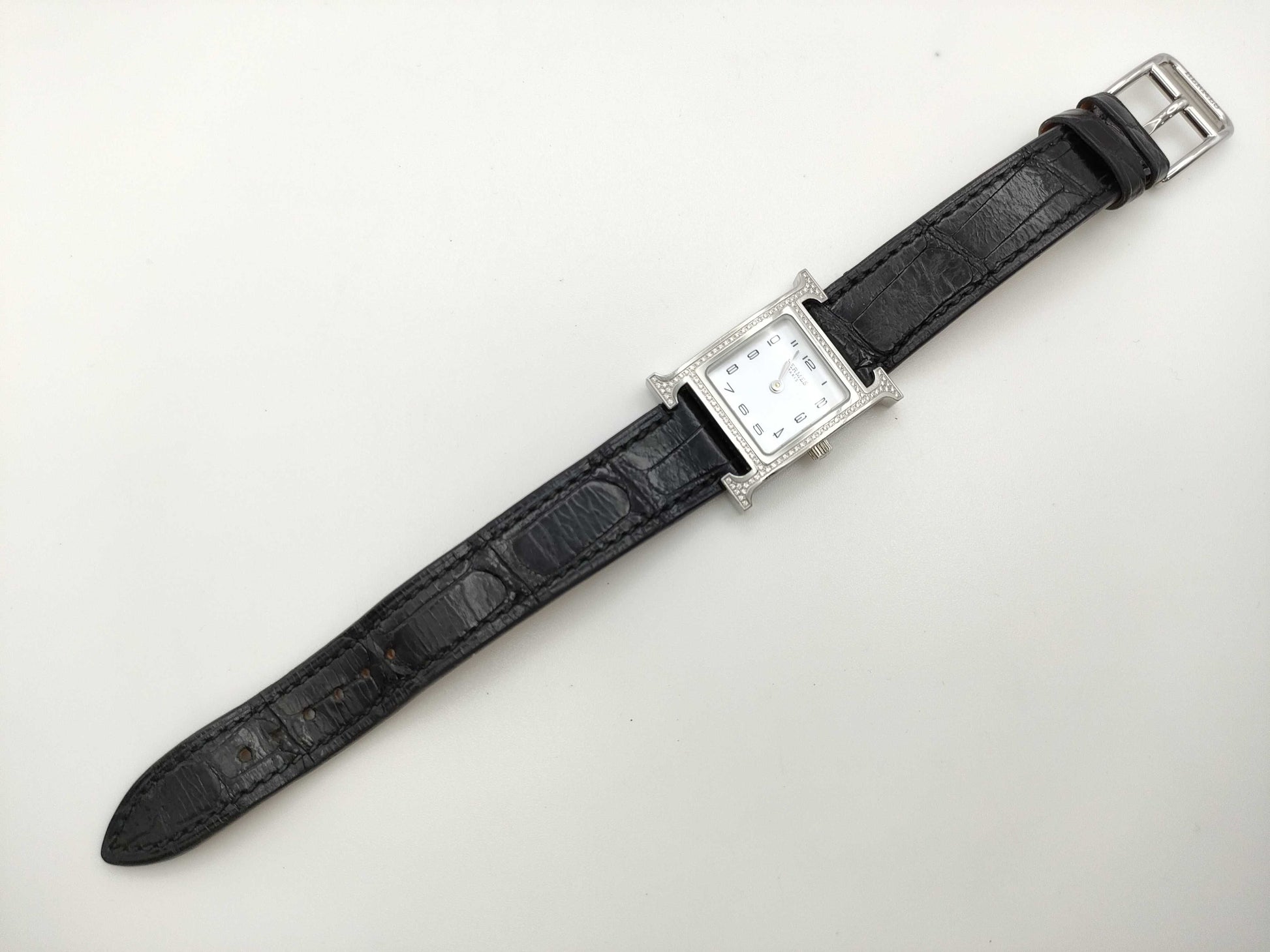 HERMES H Watch HH1.235 3526910 Quartz Shell Dial Women's Watch