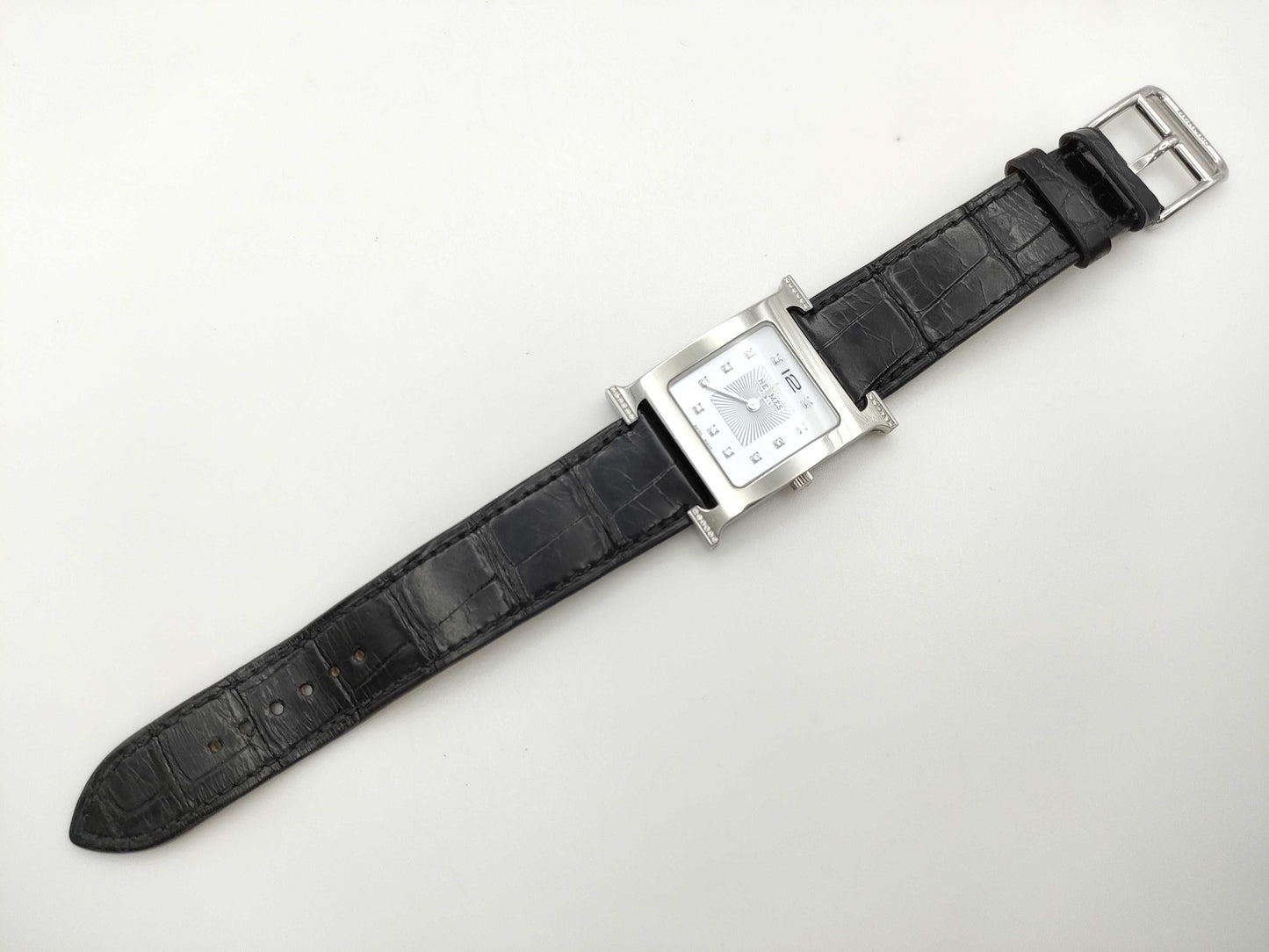HERMES H Watch HH1.538 3555530 Quartz Shell Dial Women's Watch