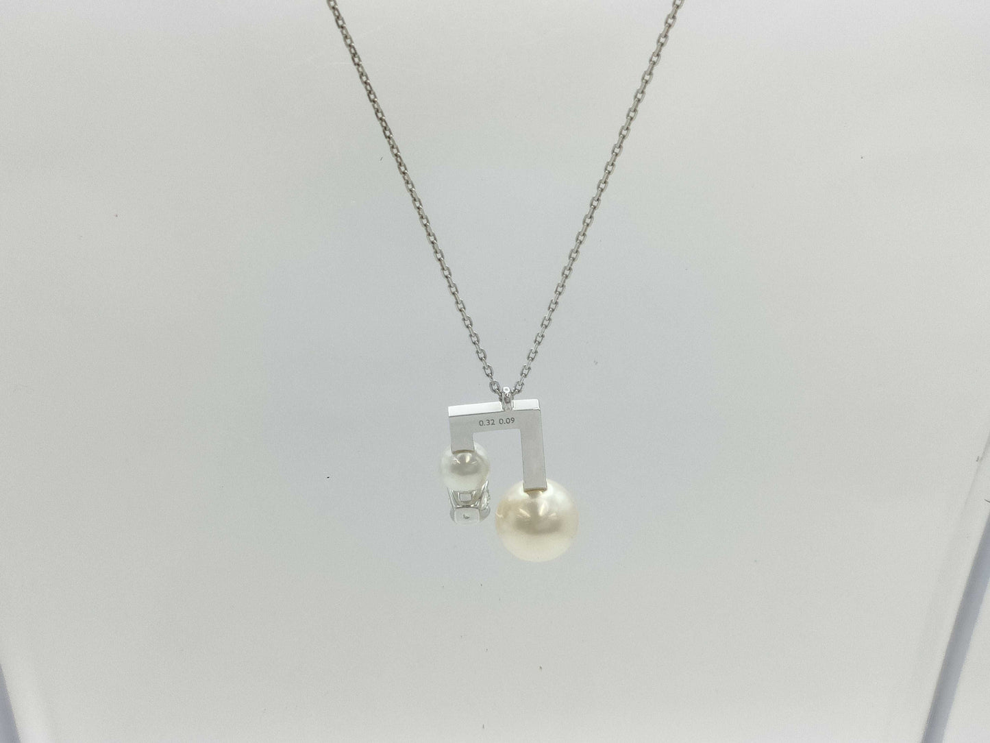 TASAKI Balance Signature Pearl WG 750 9.1g Necklace