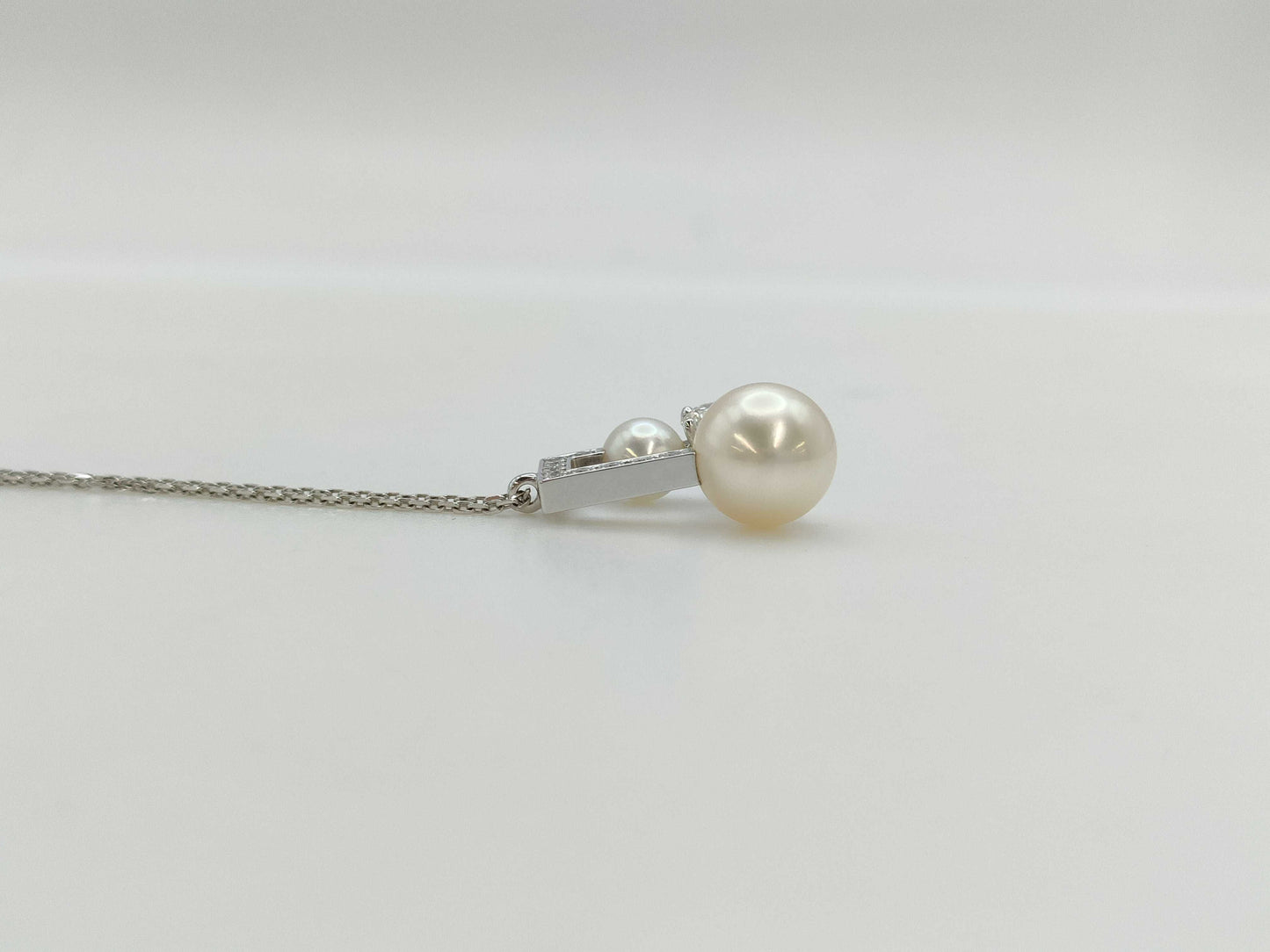 TASAKI Balance Signature Pearl WG 750 9.1g Necklace