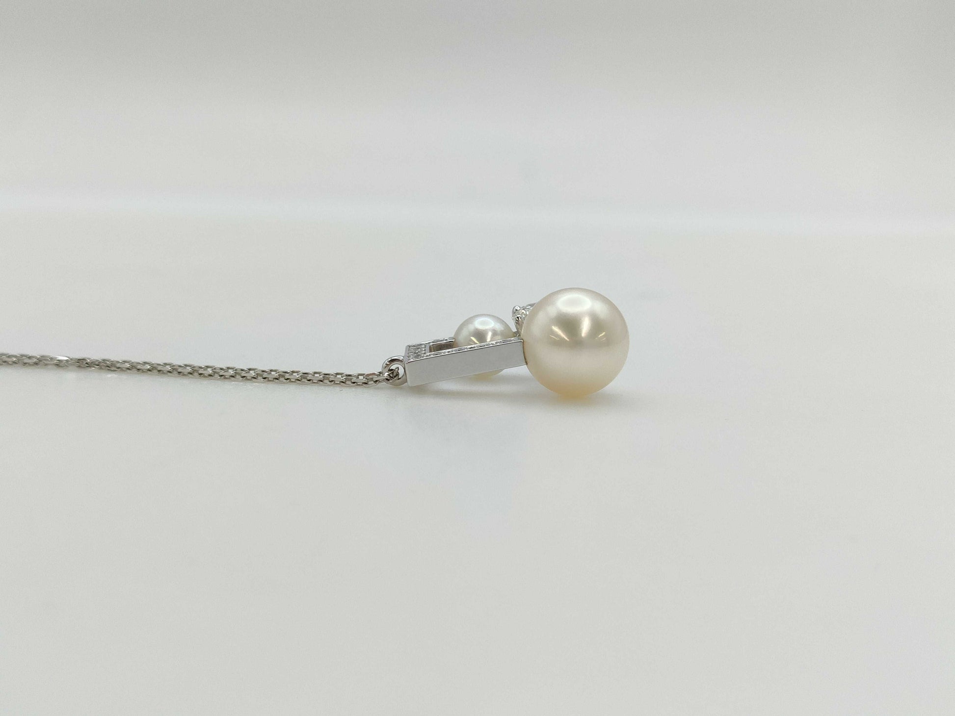 TASAKI Balance Signature Pearl WG 750 9.1g Necklace