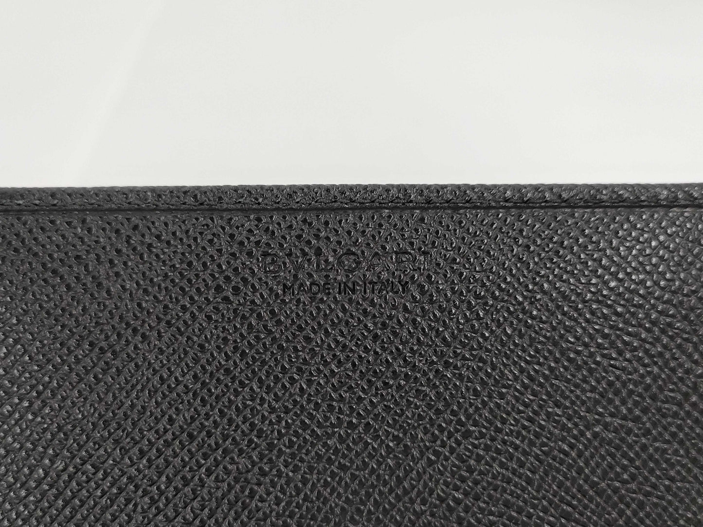BVLGARI Bulgari Bulgari Leather Card Case Black Business Card Holder Card Case, Pass Case, Business Card Holder