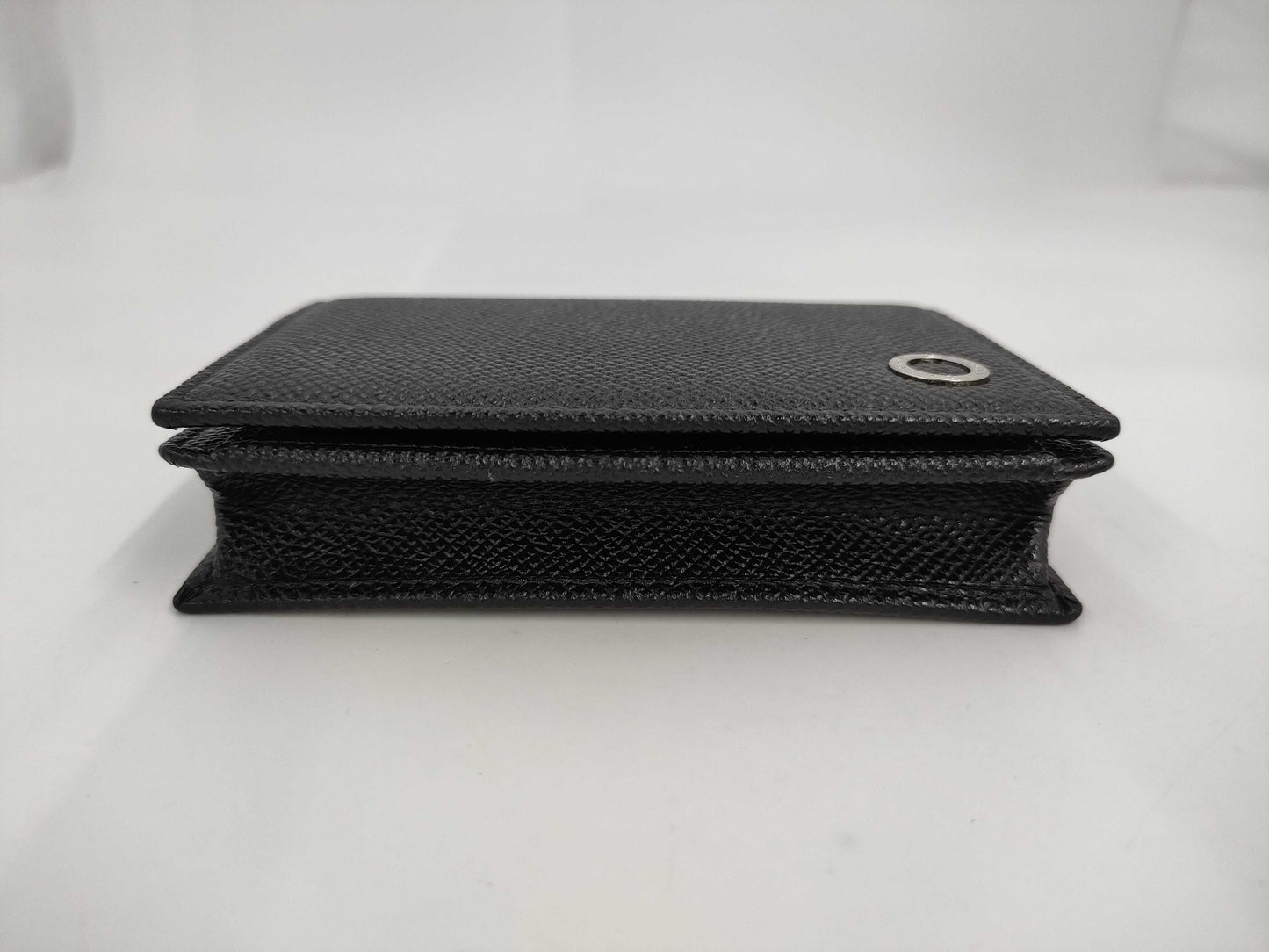 BVLGARI Bulgari Bulgari Leather Card Case Black Business Card Holder Card Case, Pass Case, Business Card Holder