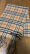 BURBERRY Nova Check Cashmere Scarf Length: 136cm Width: 22cm 100% cashmere Nova Check Scarf