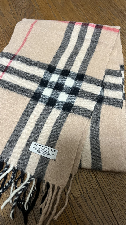 BURBERRY Nova Check Cashmere Scarf Length: 156cm Width: 27cm Cashmere 50% Nova Check Scarf